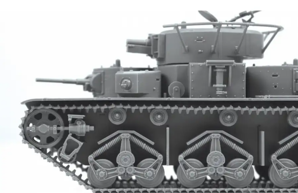Звезда T-35 (1/72) + точёные стволы и пулемёты